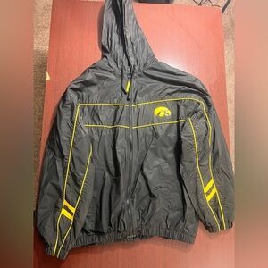 Men's Hawkeye Windbreaker Jacket for University of Iowa